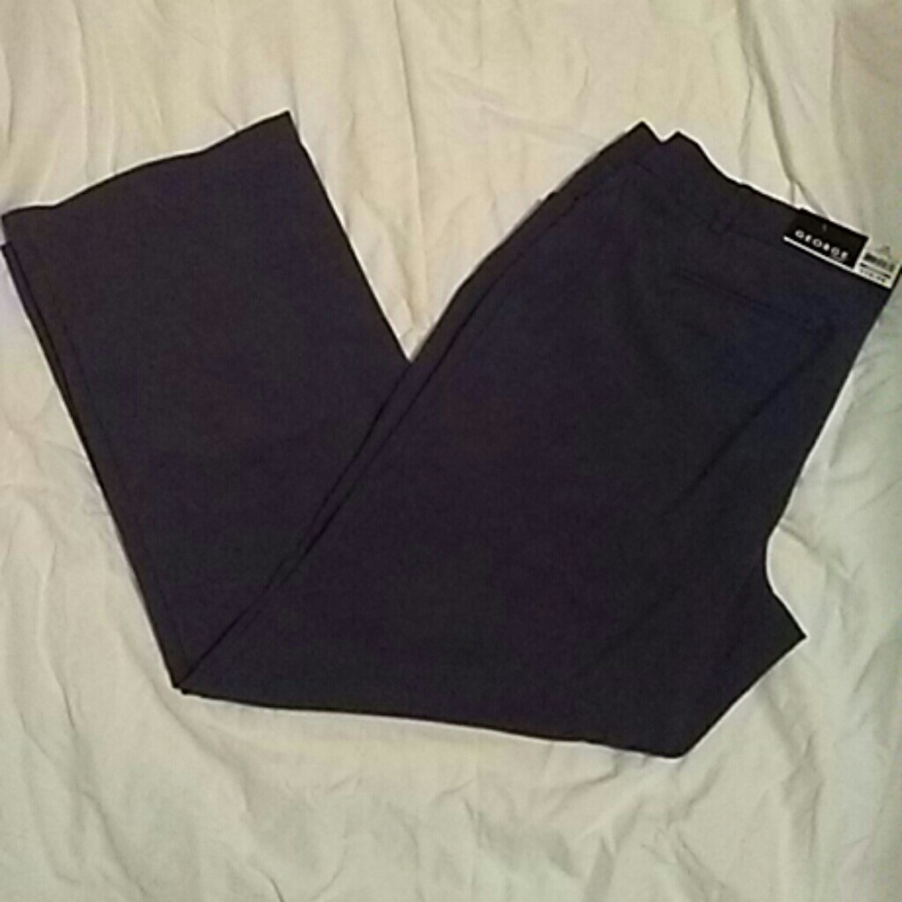 Dark charcoal dress slacks